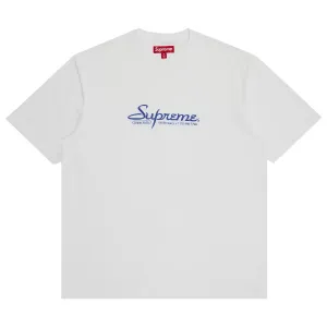 Supreme S/S Contact Tee White