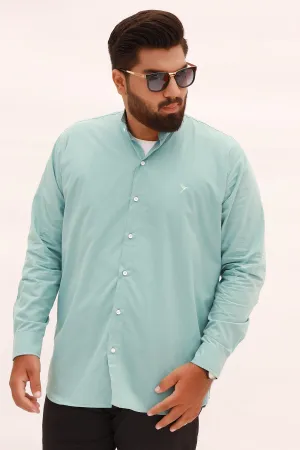 Surf Blue Button Down Shirt (Plus Size) - S22 - MS0049P