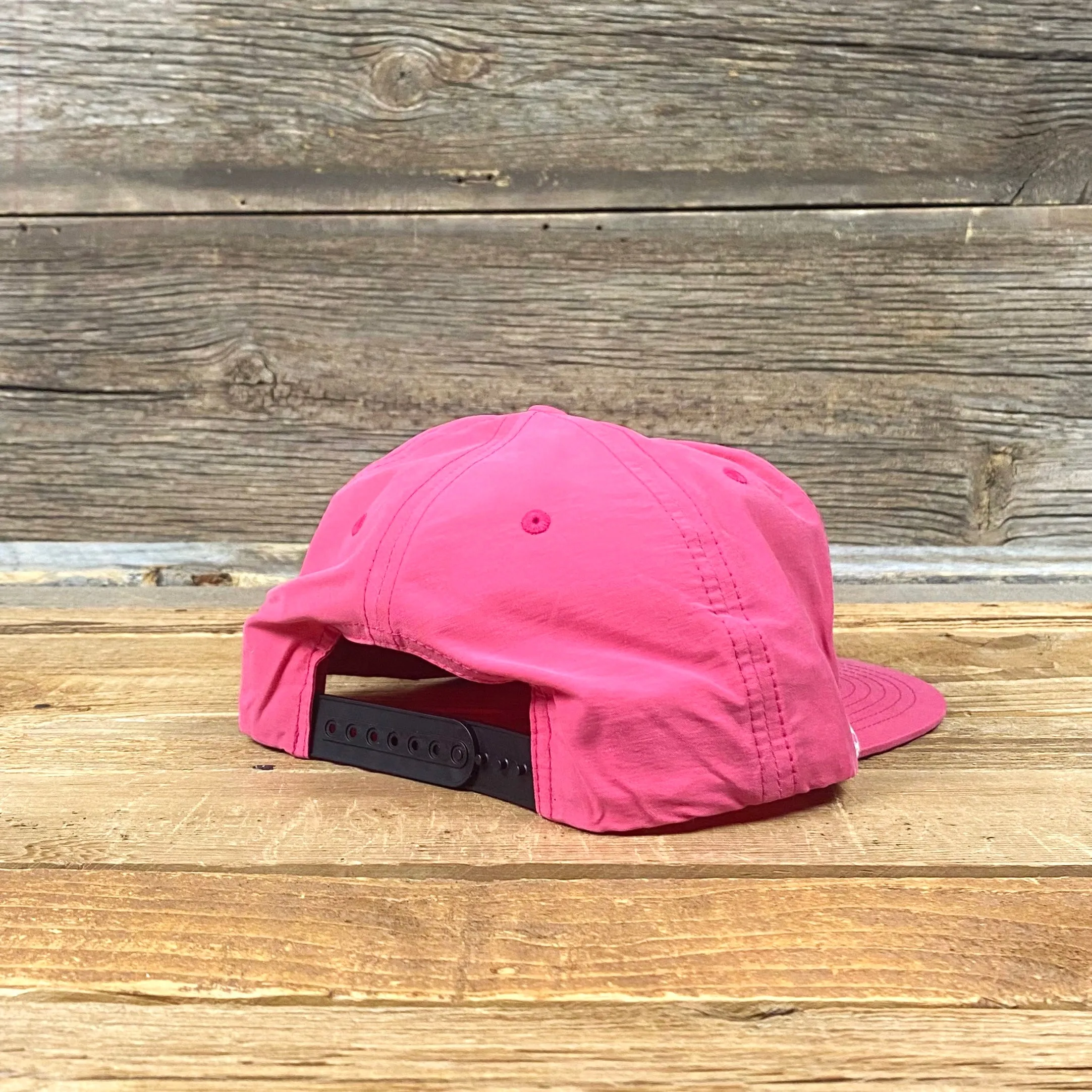 Surf Wyoming® Explore & Restore BIG Patch Gramps Hat - Hot Pink