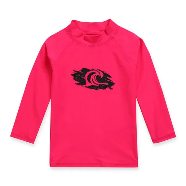 Surfer Hot Pink Rash Guard Top