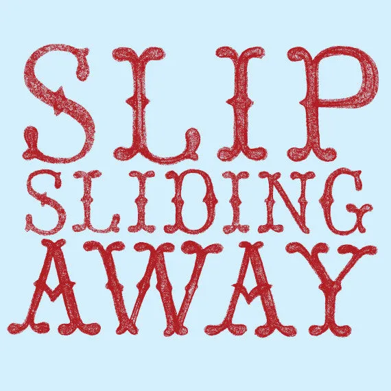 Surfing Art Print "Slip Sliding Away"