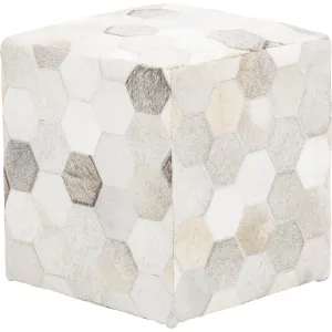 Surya Trail Cowhide Ottoman