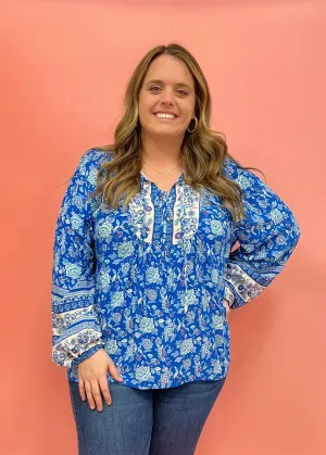 Susan Floral Print Top