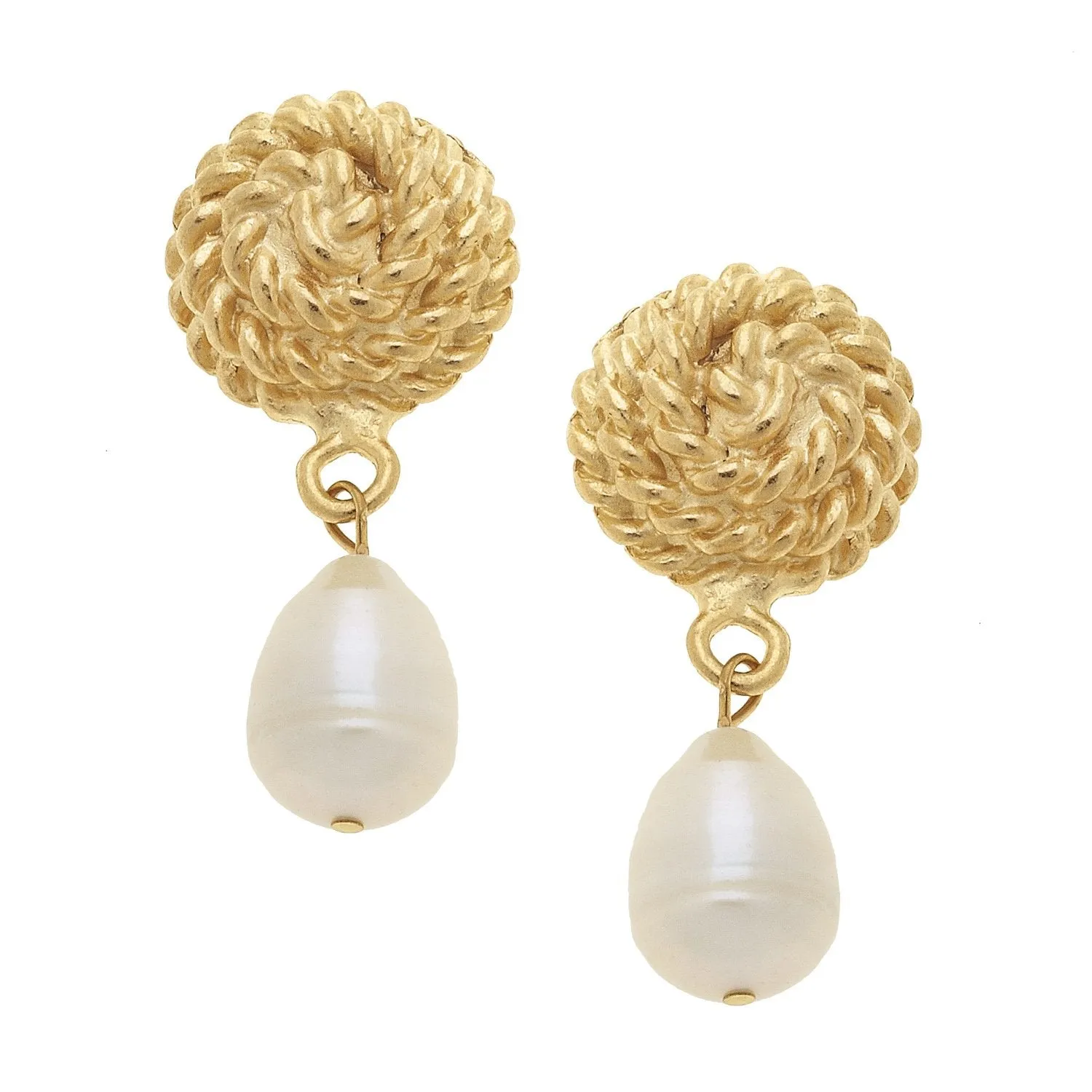 Susan Shaw Pearl Rope Earrings