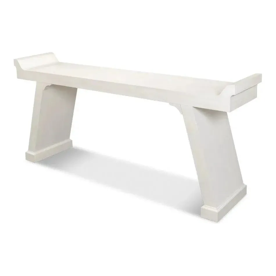 Suspension Console Table Extra Long Working White