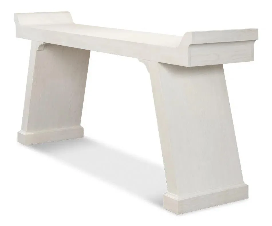 Suspension Console Table Extra Long Working White