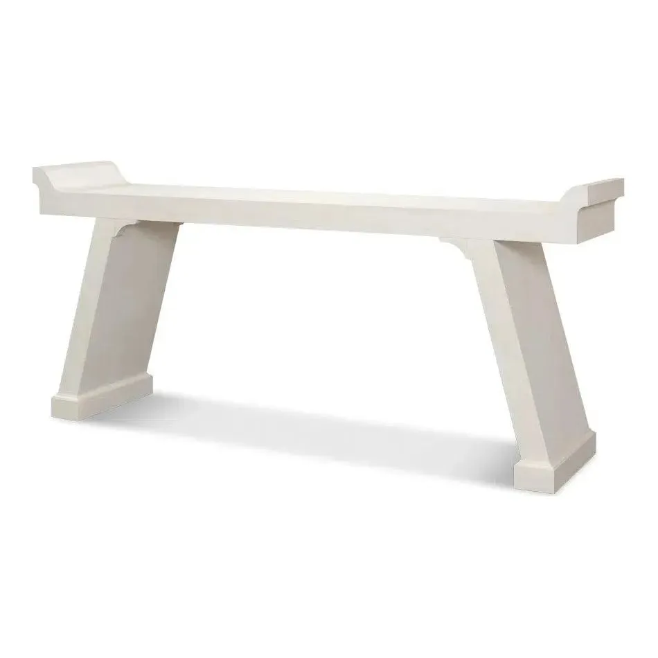 Suspension Console Table Extra Long Working White