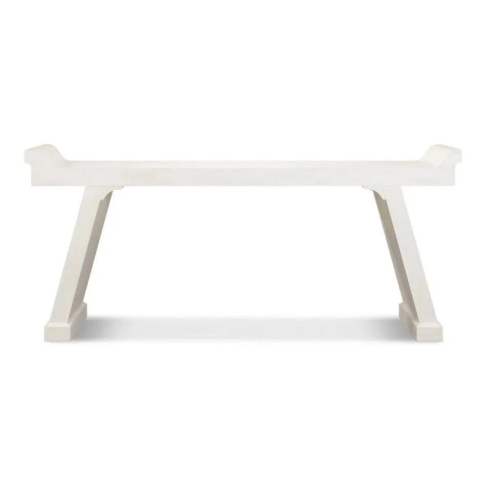 Suspension Console Table Extra Long Working White