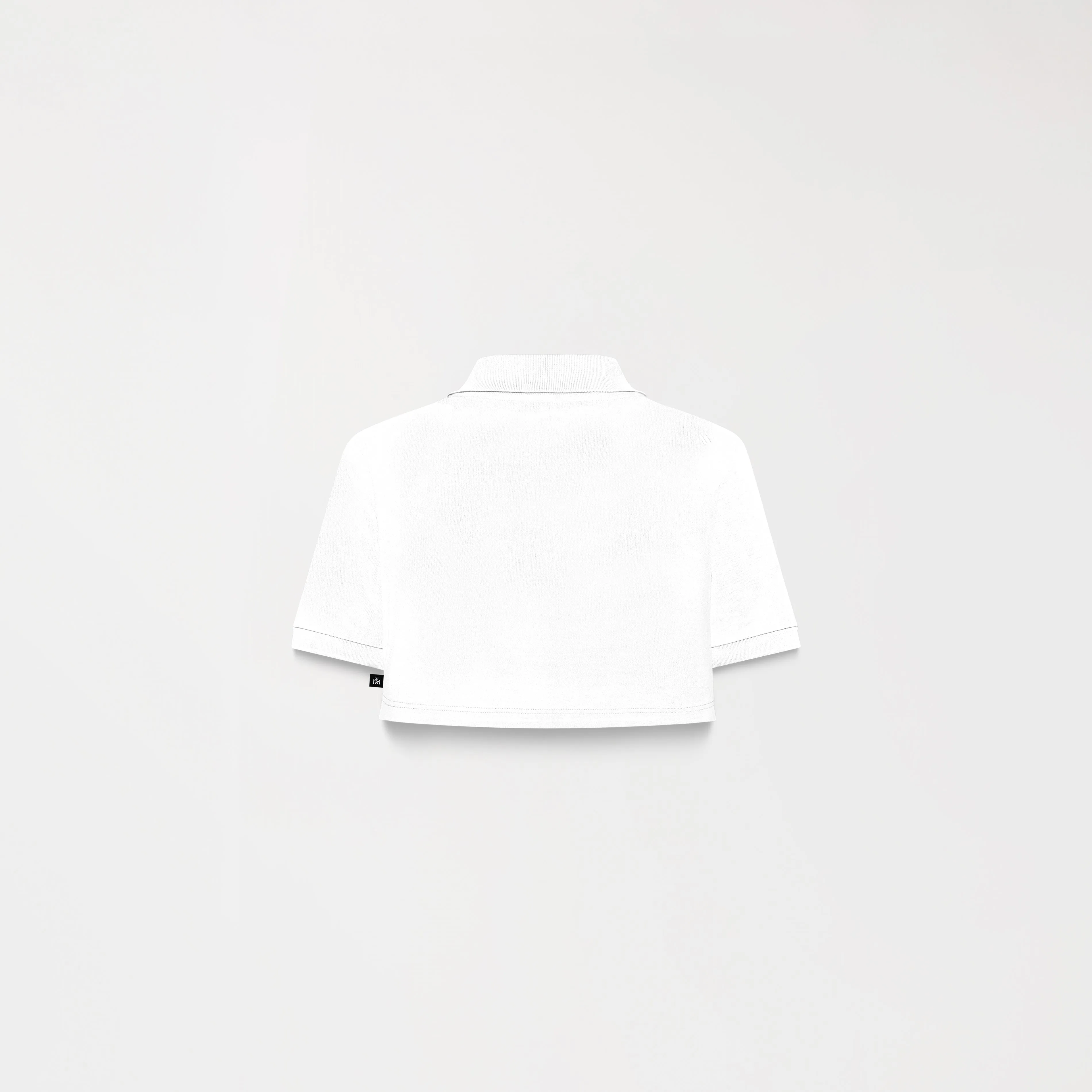 SUTTON POLO CROP TOP WOMEN WHITE