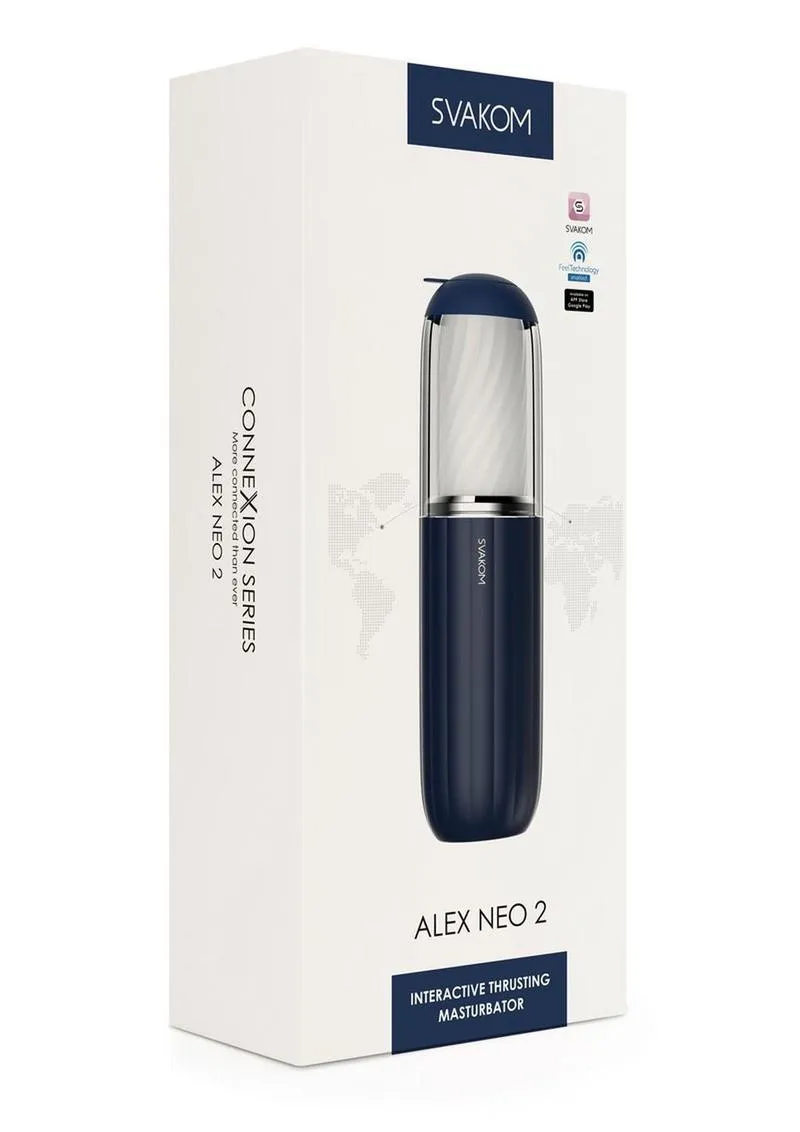 Svakom Alex Neo 2 Interactive Thrusting Rechargeable Masturbator