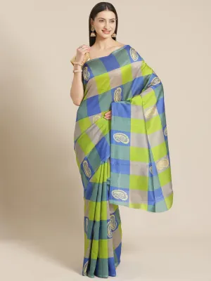 SVB SAREE Multicolour Art silk Saree