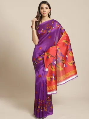 SVB Saree Purple Mysore Silk Saree