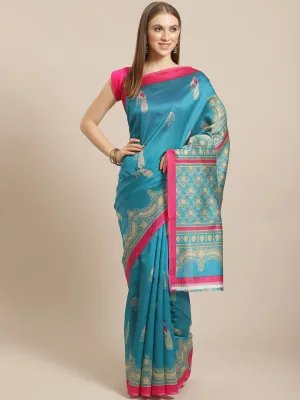 SVB Saree Rama Animal Print Saree