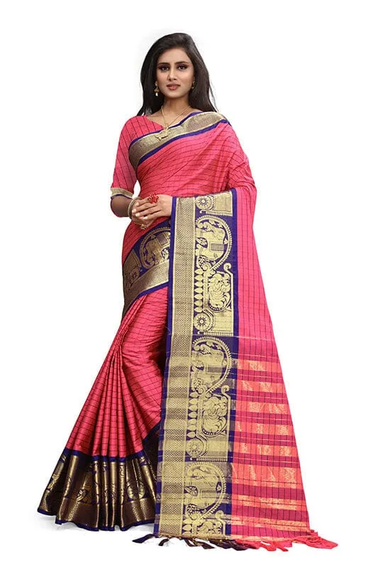 SVB Saree Red Colour Printed Bhagalpuri Silk  SareeÊÊ