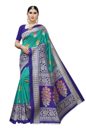 SVB SAREE Women's Green Beautifull Saree