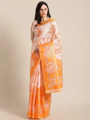 SVB Saree Yellow Colour Taffeta Silk saree