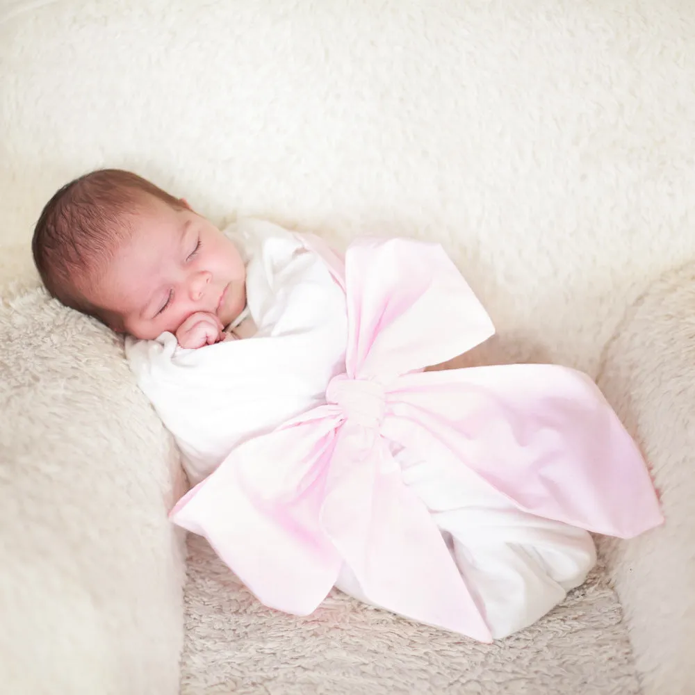 Swaddling cloth cotton bow Newborn Baby Swaddle Sash Cute Kids Gift