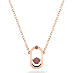 Swarovski North pendant, Red, Rose gold-tone plated 5620550