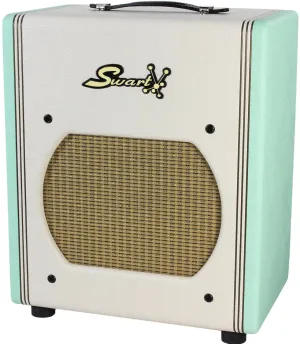 Swart AST Pro Combo Amp, Custom Two-Tone Surf Green, White