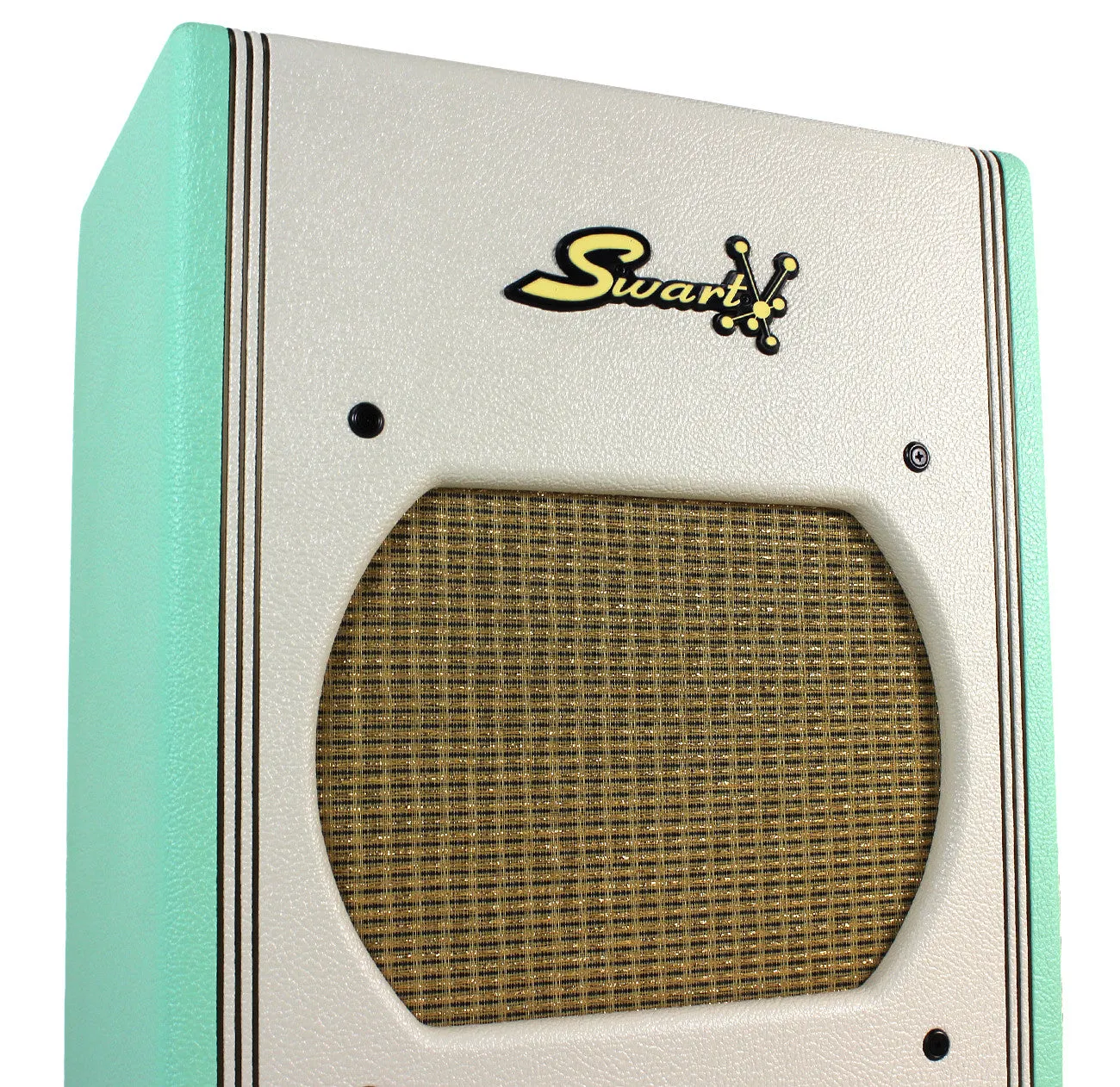 Swart AST Pro Combo Amp, Custom Two-Tone Surf Green, White