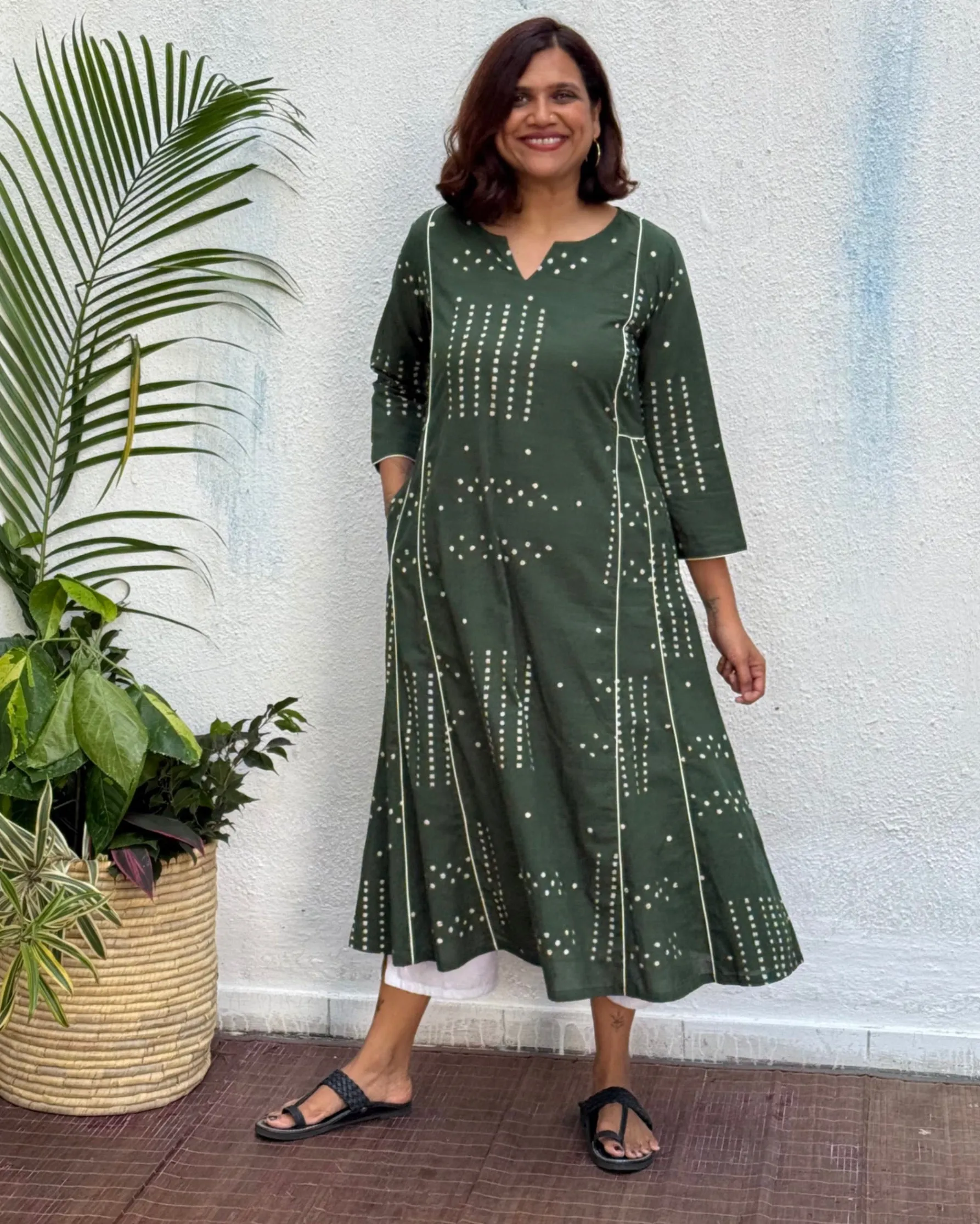 Swatilekha Block Printed Cotton Kurti