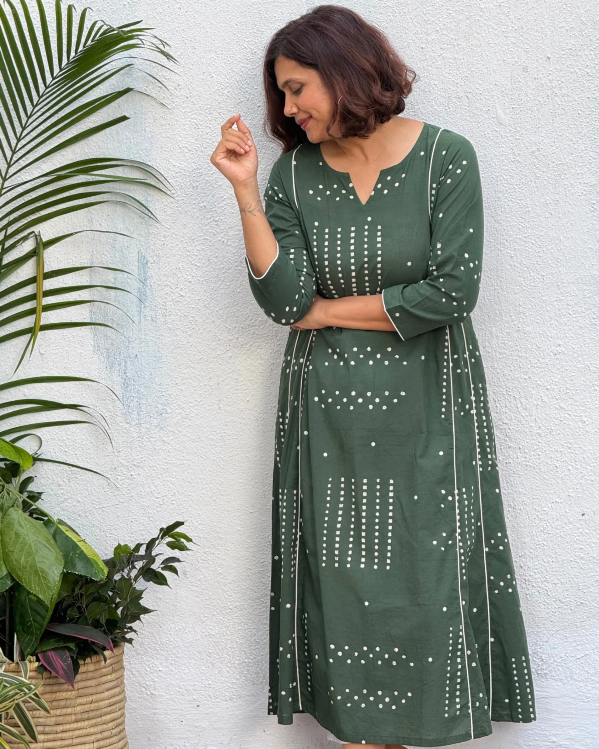 Swatilekha Block Printed Cotton Kurti