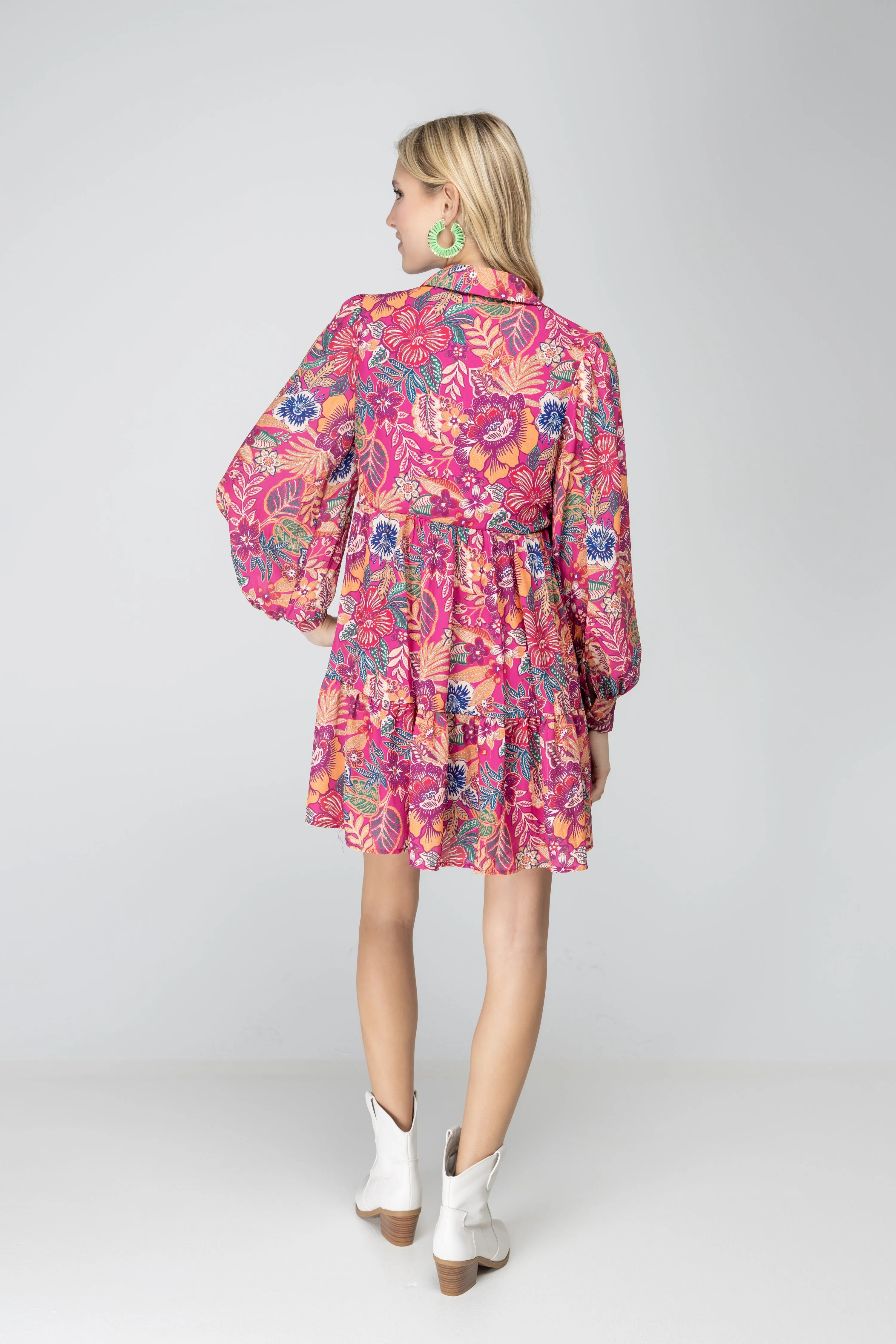 Sway with the Blossoms Mini Dress