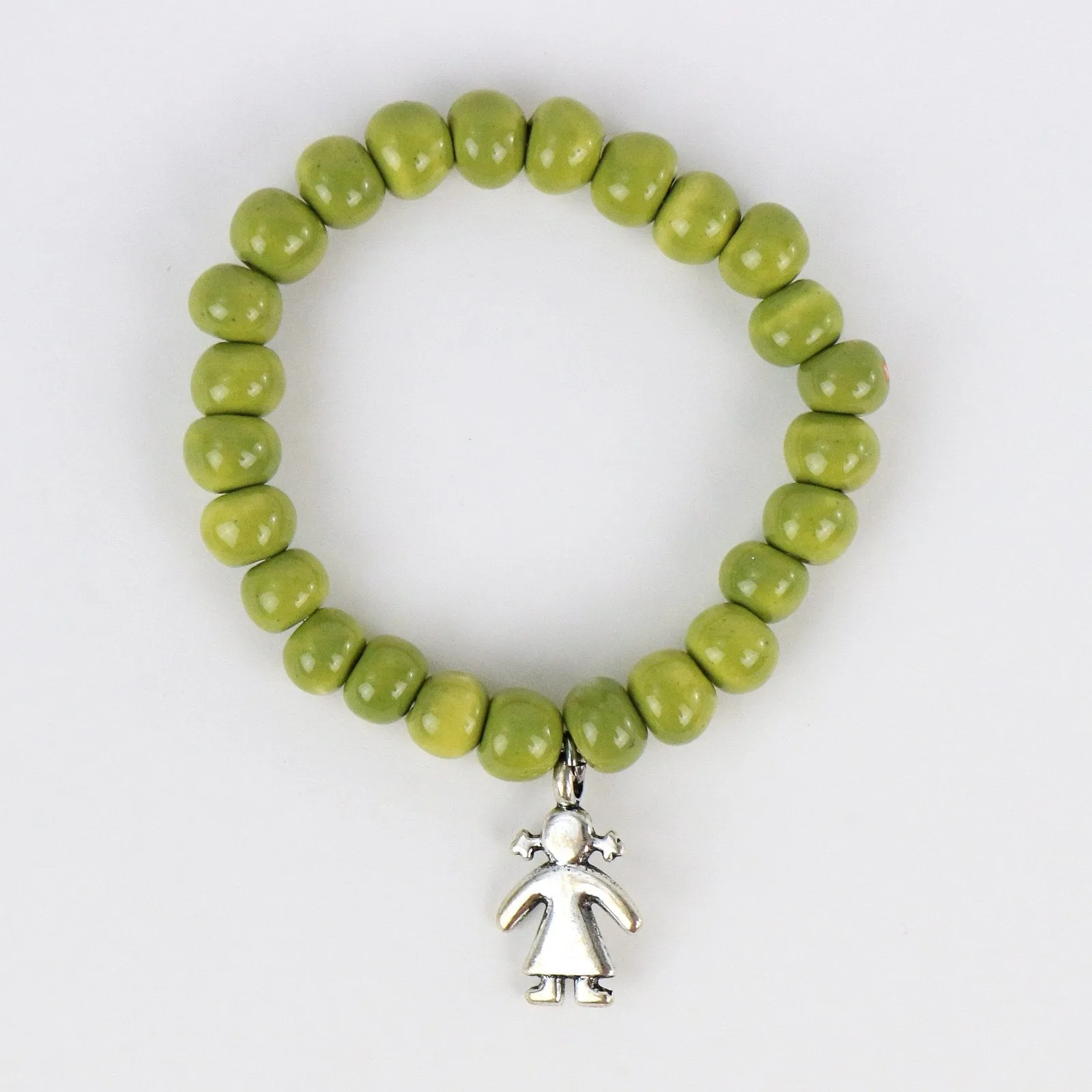 SwaziMUD™ Green Charm Bracelet