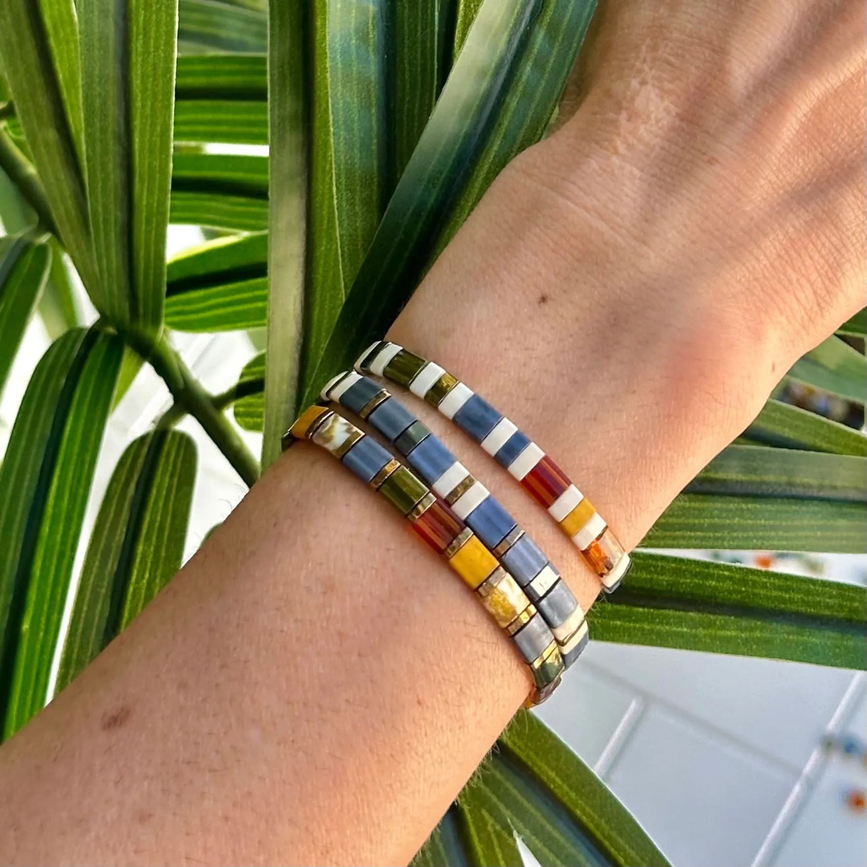 SWEATER WEATHER - Tila Bead Bracelets Stack