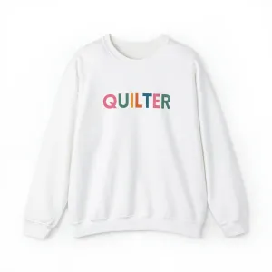 Sweatshirt:  Quilter Crewneck Sweatshirt