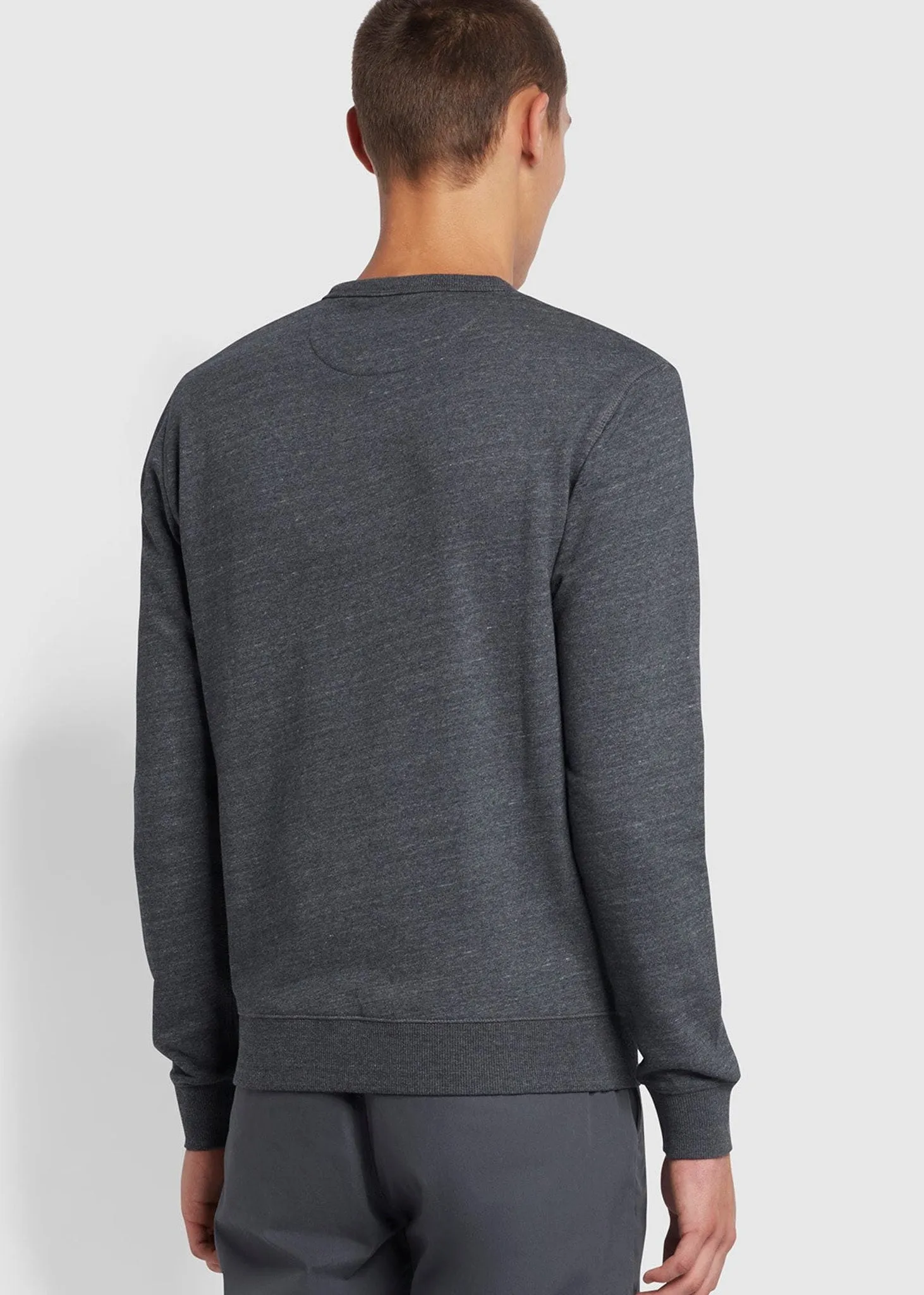 Sweatshirt tim new crew - farah grey marl