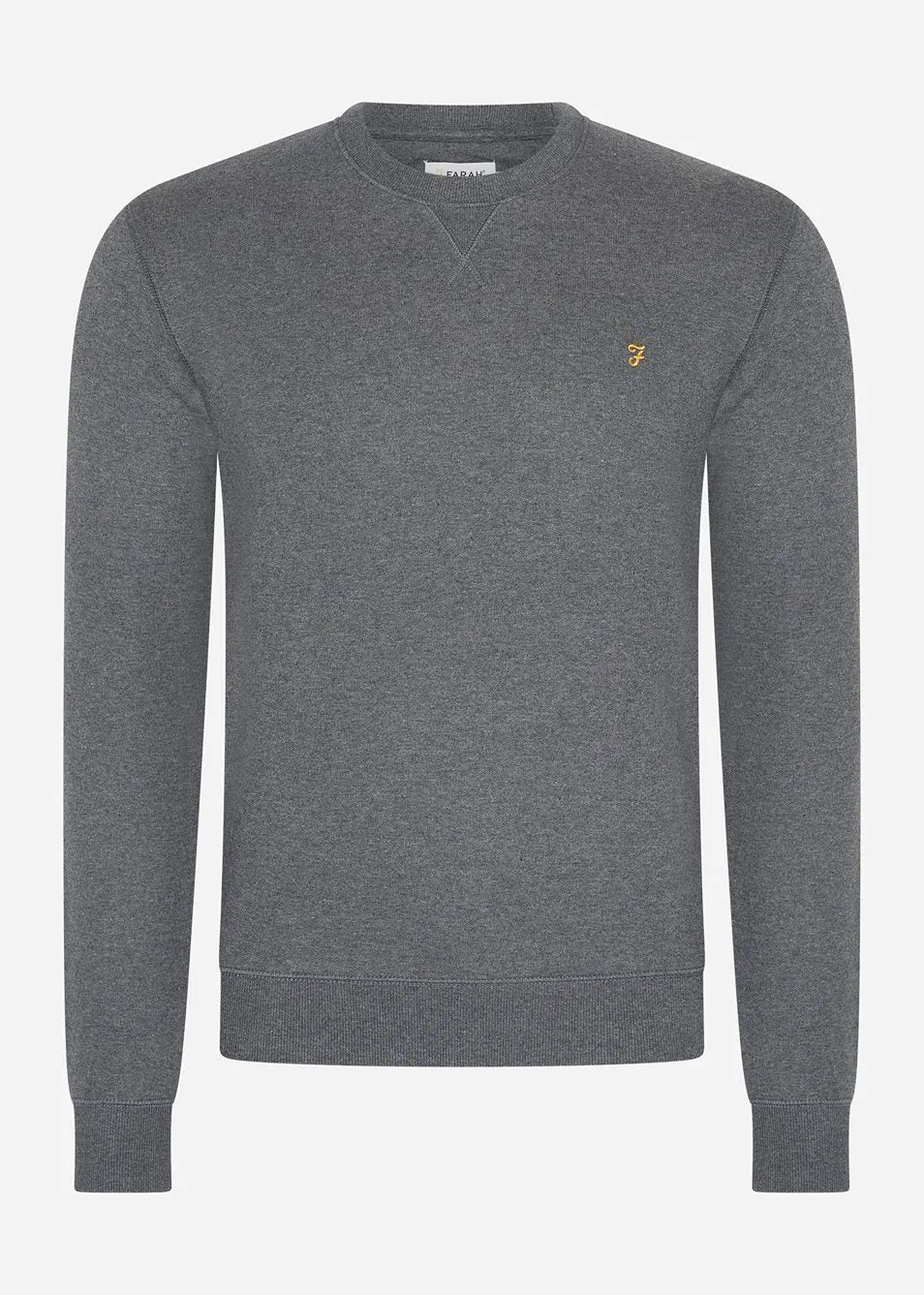 Sweatshirt tim new crew - farah grey marl