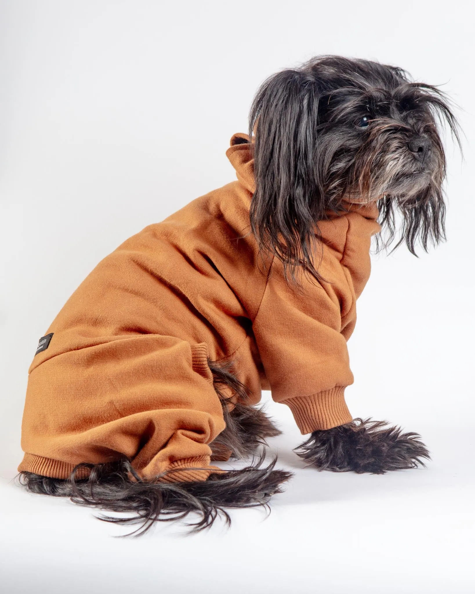 Sweatsuit Onesie for Dogs in Camel