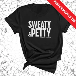 Sweaty & Petty Tee (Black/White)