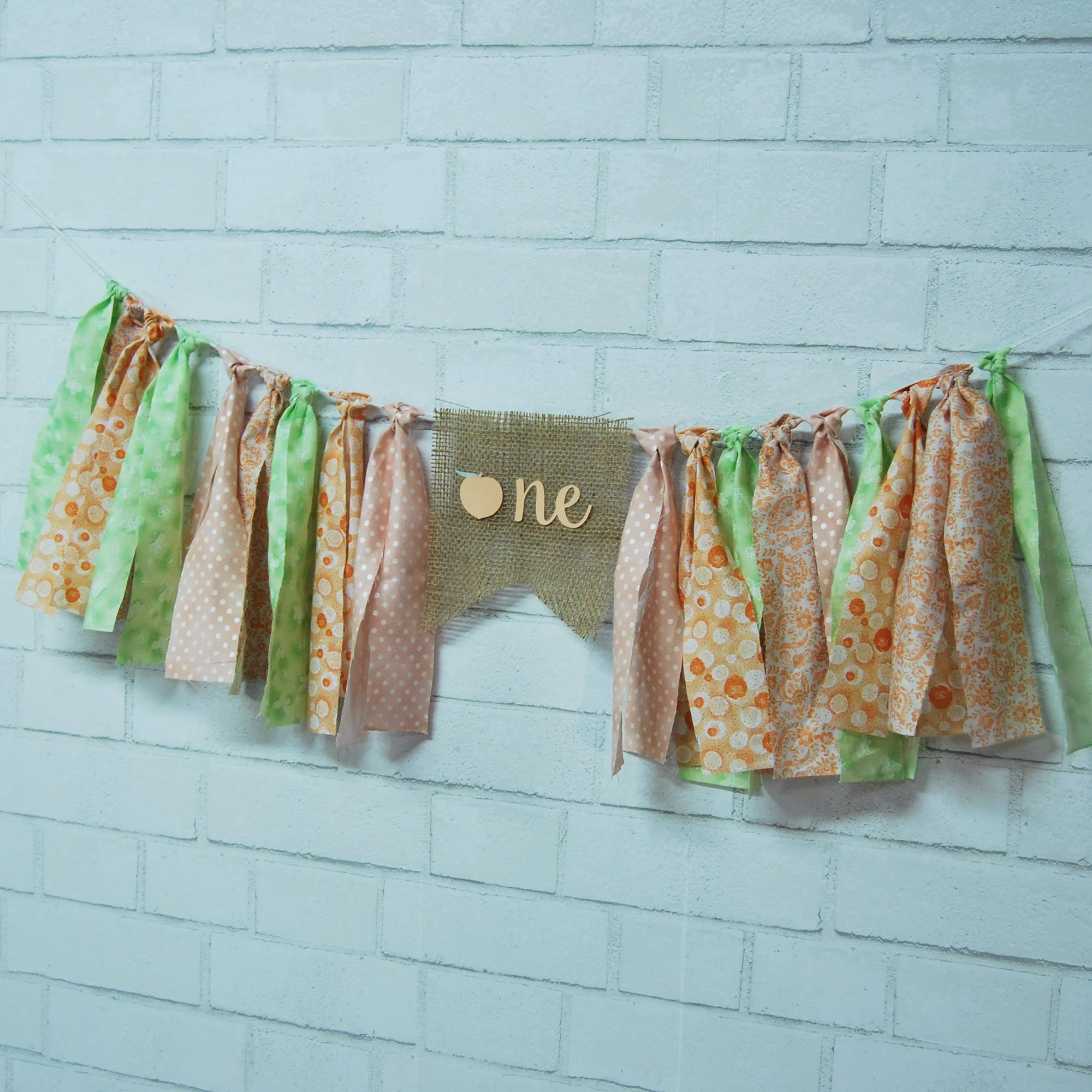 Sweet As A Peach Highchair Banner