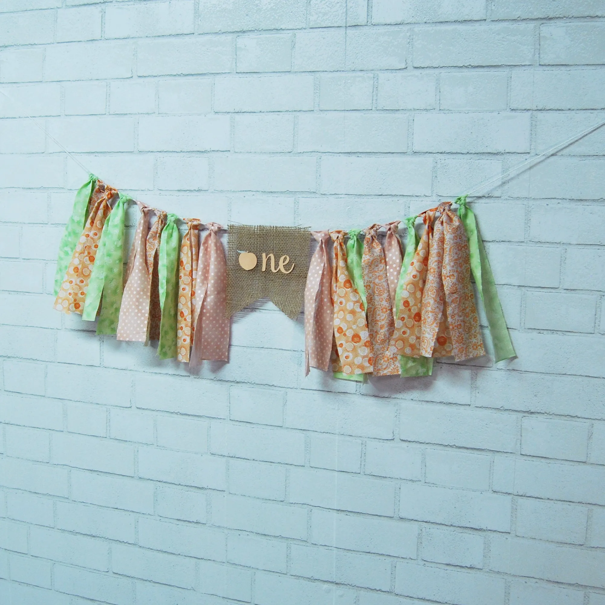 Sweet As A Peach Highchair Banner