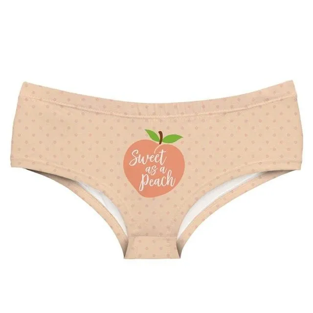 Sweet As A Peach Panties