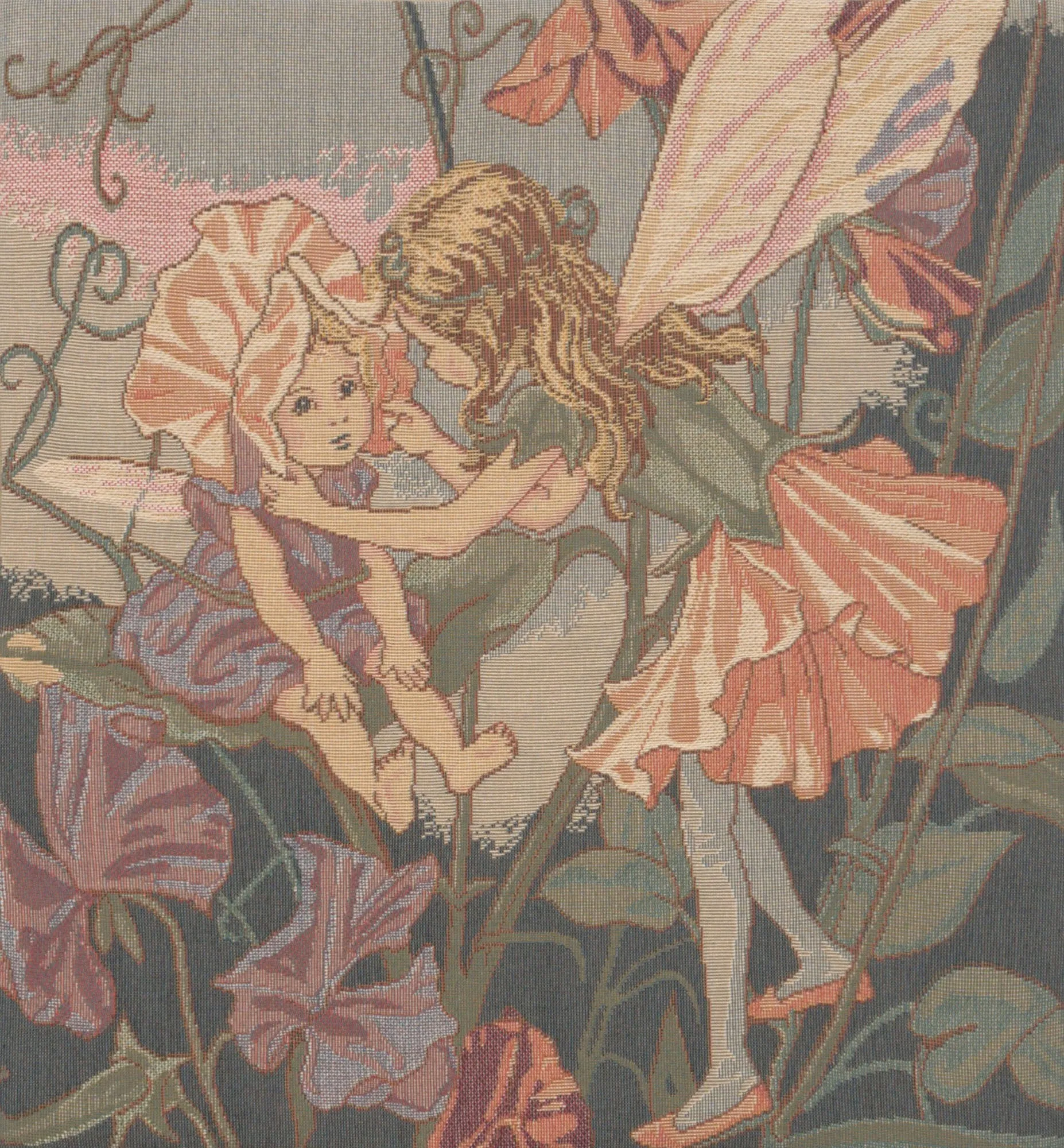 Sweet Pea Fairy Cicely Mary Barker  European Cushion Cover