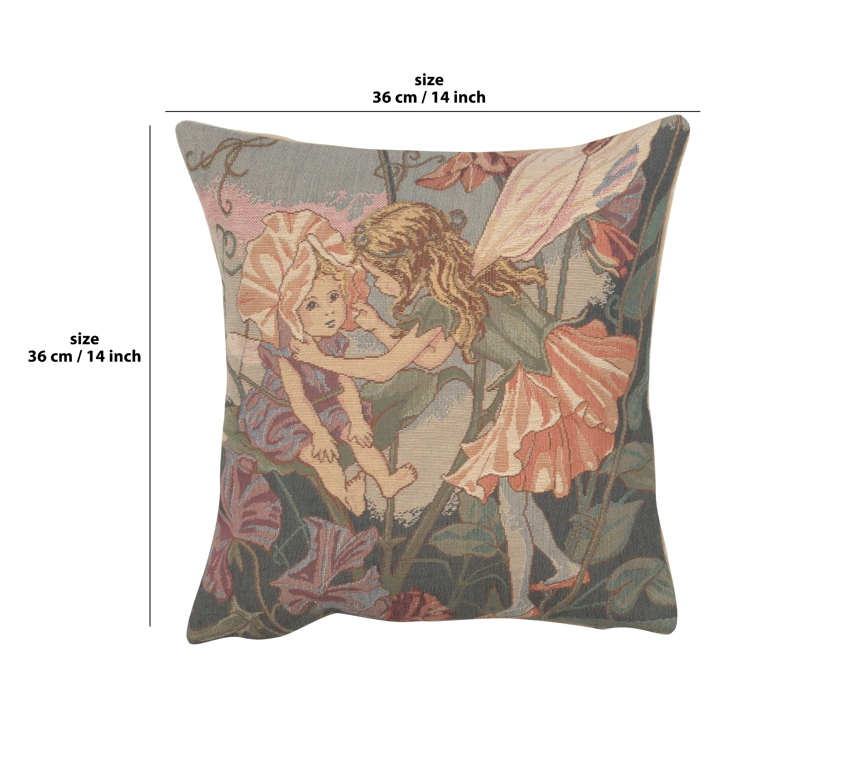 Sweet Pea Fairy Cicely Mary Barker  European Cushion Cover