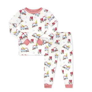 Sweet Pea Pajama Set - All Aboard