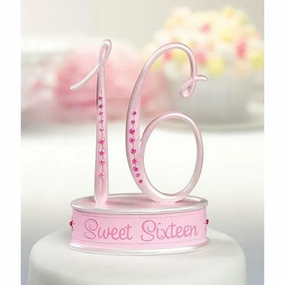 Sweet Sixteen Cake Topper