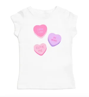 Sweet Wink Girls BE MINE Hearts Short Sleeve Shirt