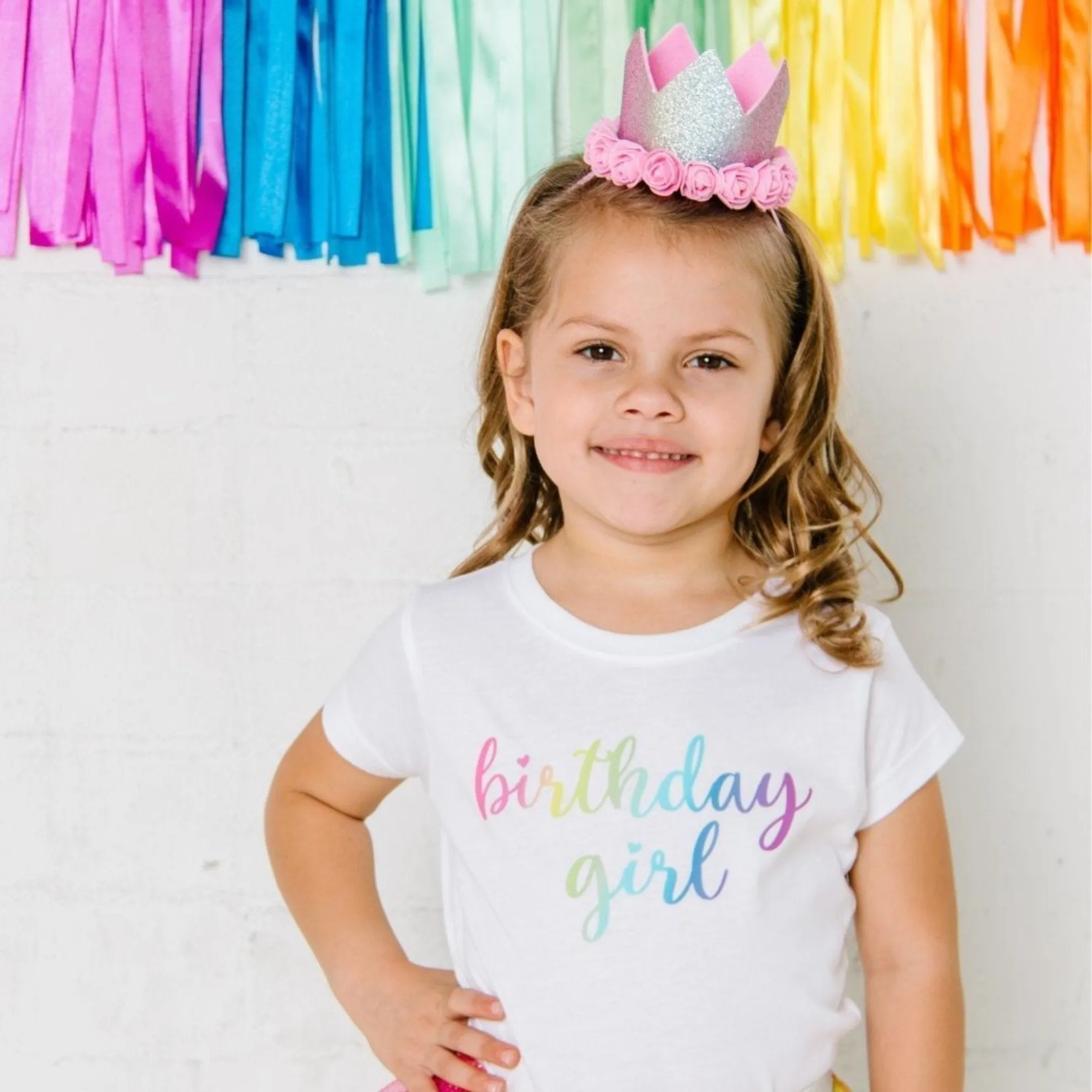 Sweet Wink Girls White MAGICAL BIRTHDAY GIRL S/S Shirt