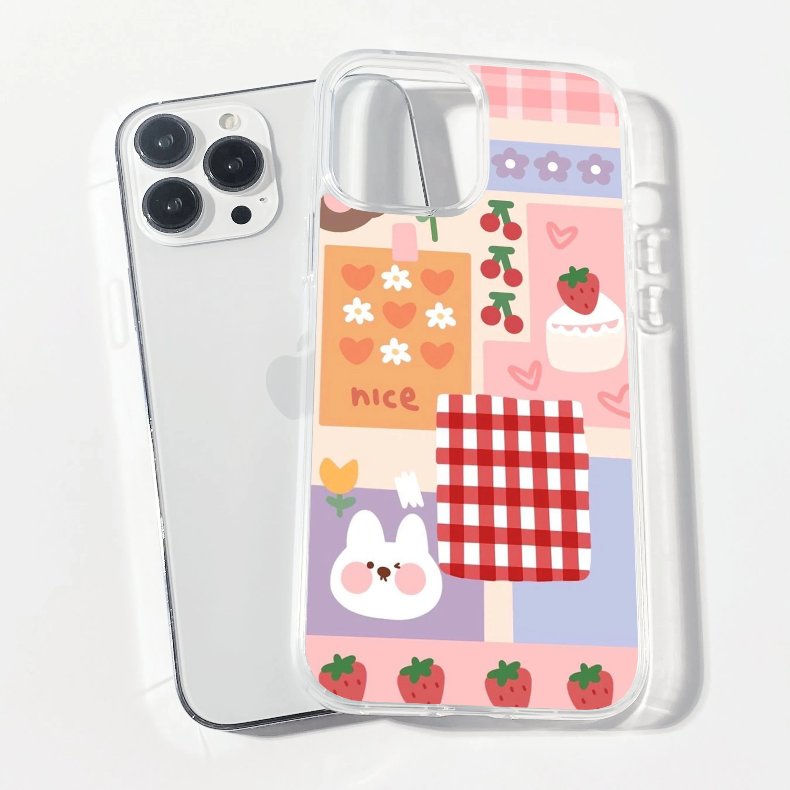 Sweet Wonderland Clear Silicone Phone Cover