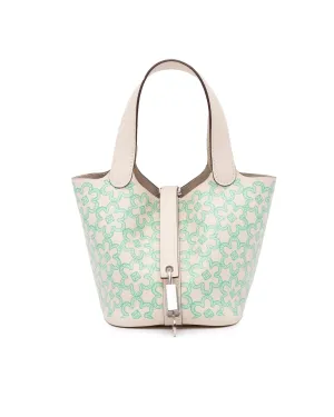 Swift Lucky Daisy Picotin Lock with Pull Through Strap Closure