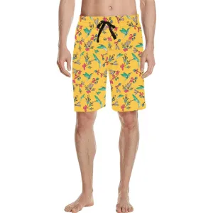 Swift Pastel Yellow Men's Casual Shorts