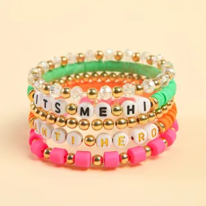 Swiftie Friendship Bracelet Stack - Anti-Hero