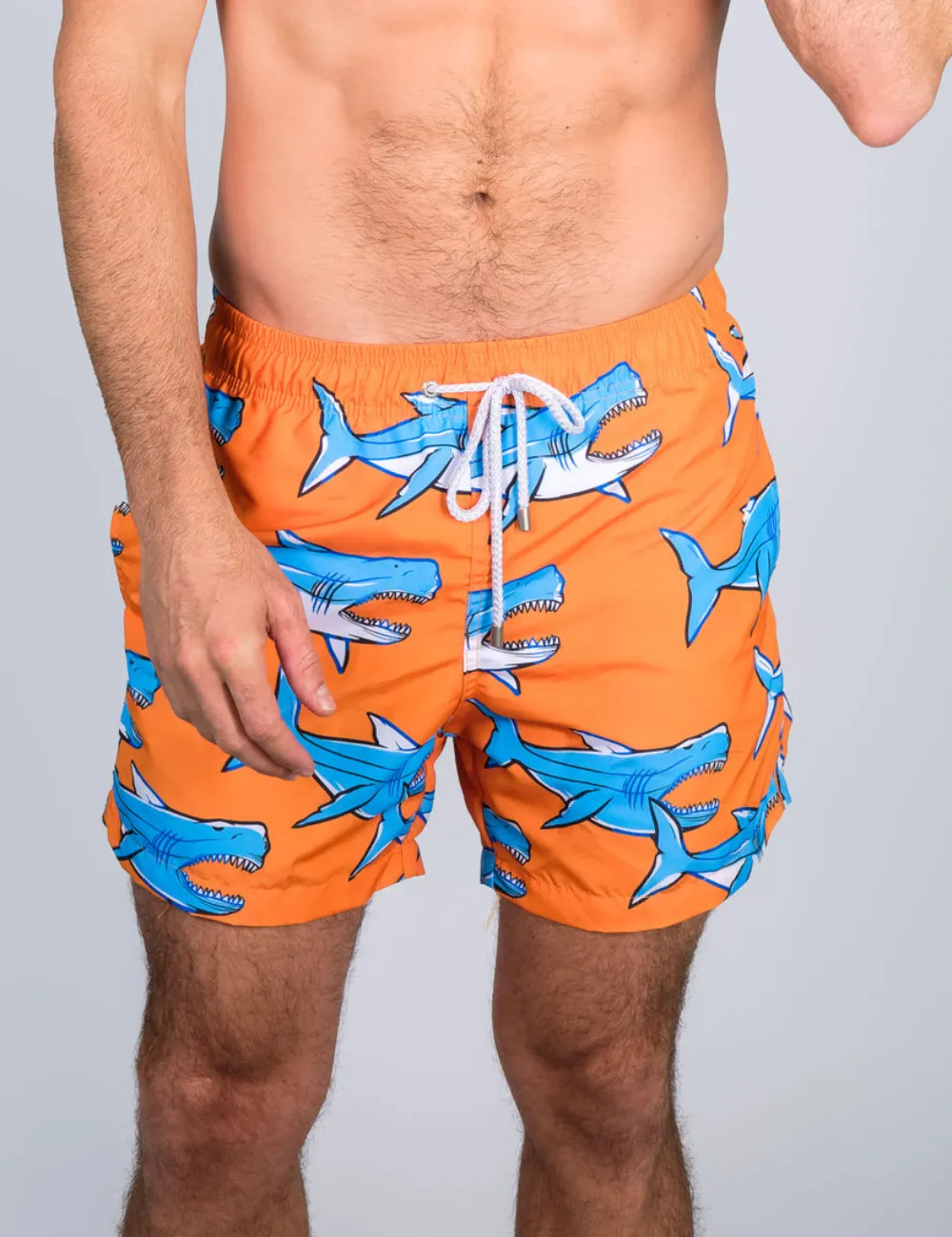 Swim Short Sharks Laranja