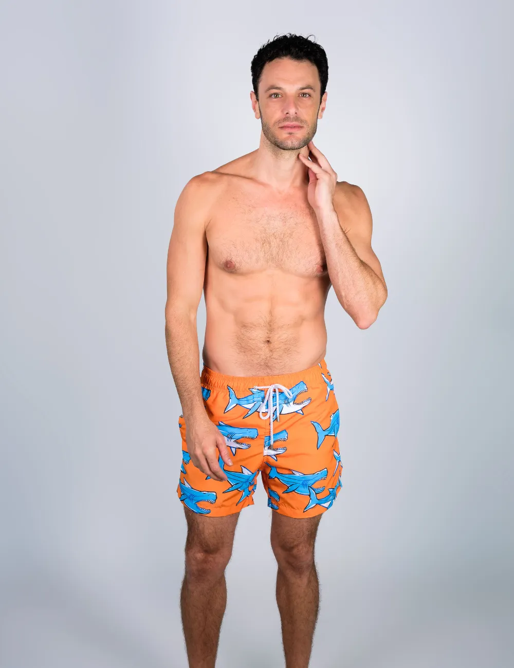 Swim Short Sharks Laranja