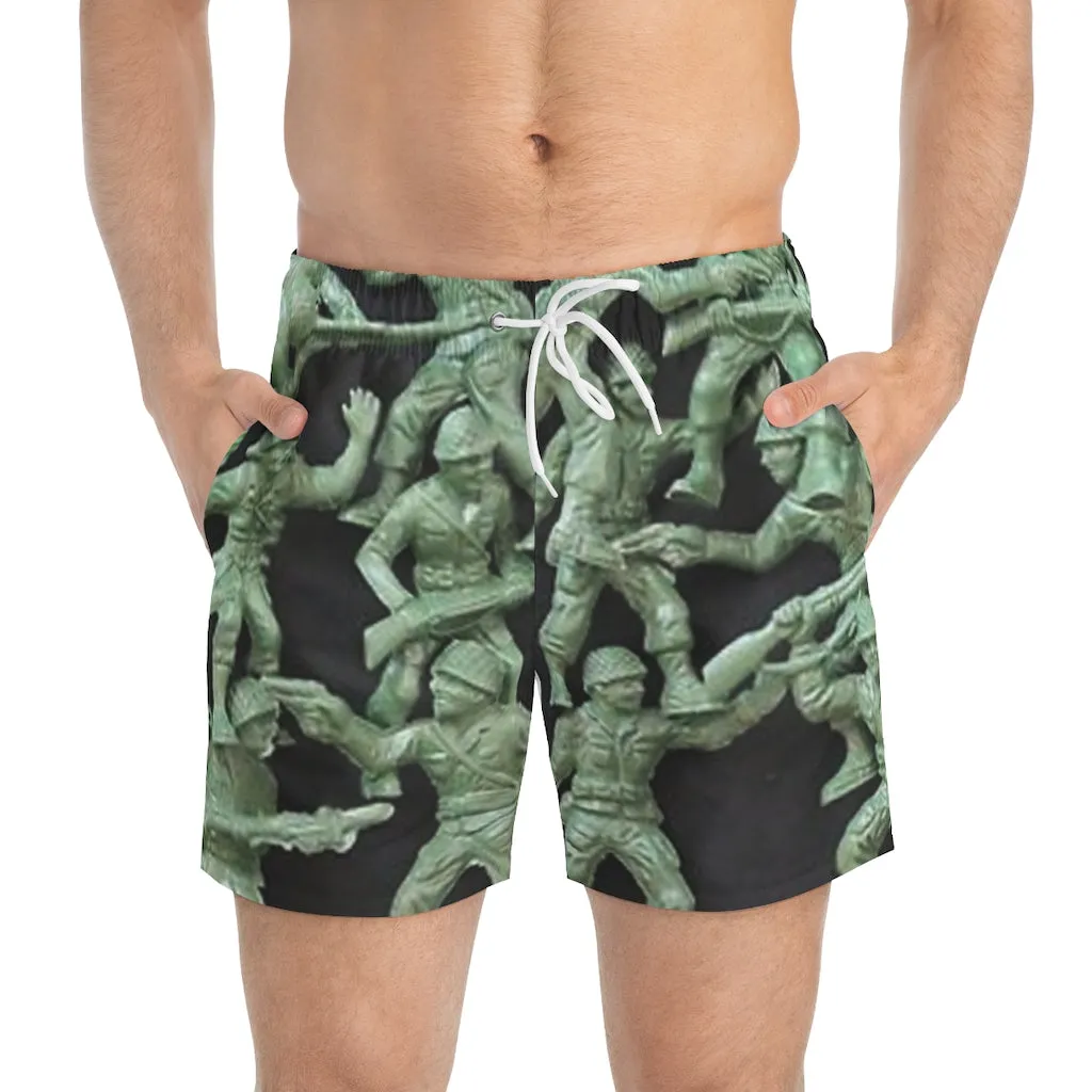 Swim Trunks AL BLUE DESIGNED ART TOY SOLDIERS